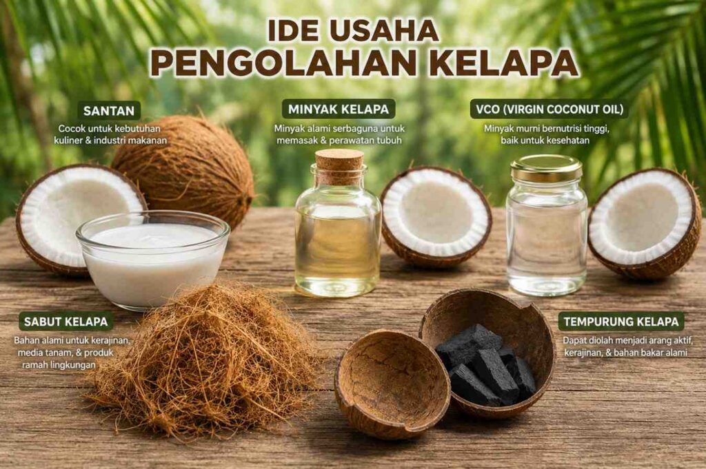 olahan kelapa yang menguntungkan