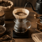 hasil bubuk kopi yang halus