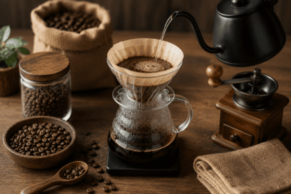 hasil bubuk kopi yang halus