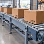 cara kerja conveyor pemindah barang