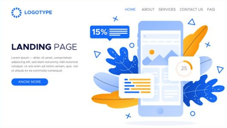 Navigasi Landing Page