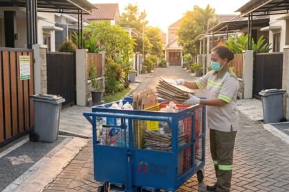 kapasitas gerobak untuk angkut sampah