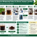 cara mengurangi kadar air ekstrak tanaman