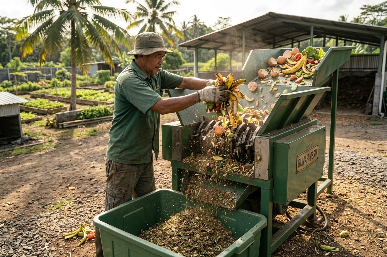 cara mengurangi volume sampah organik
