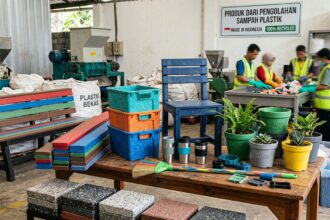 cara meningkatkan nilai limbah plastik