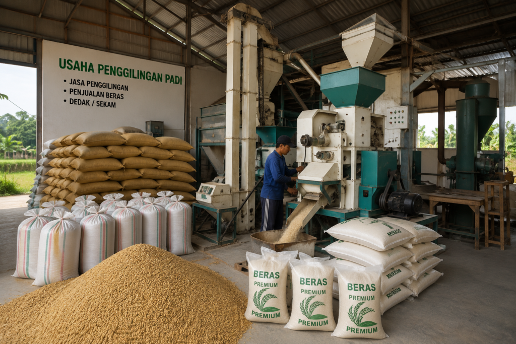Potensi Usaha Penggilingan Padi Modern